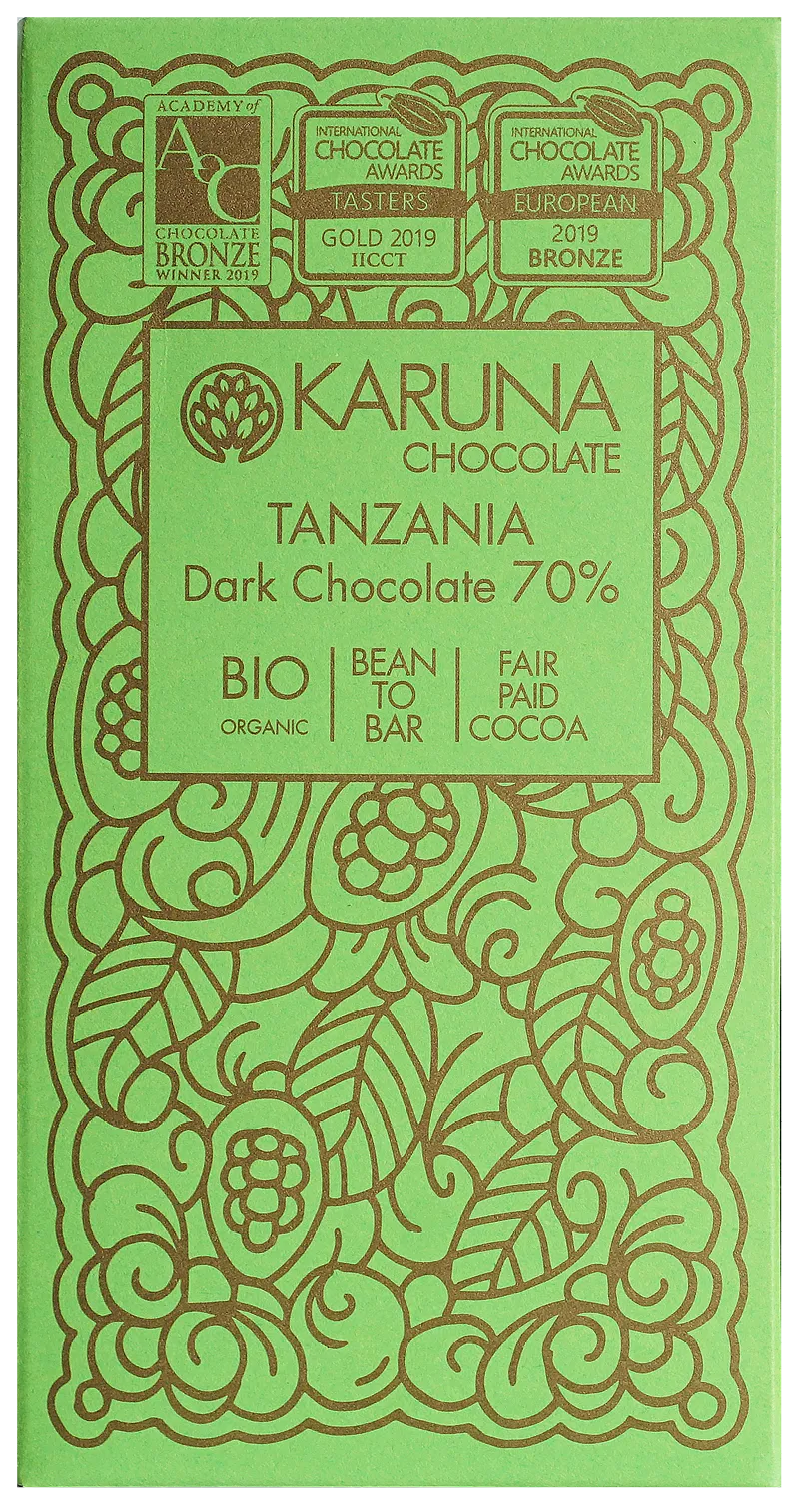 Schokolade 70% Single Origin Tanzania BIO