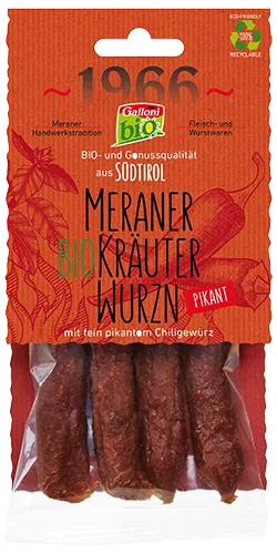 Kaminwurzen "piccanti" Bio