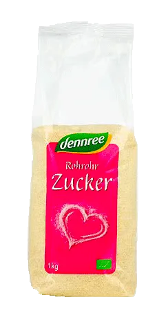 Rohrohrzucker 1kg Dennree BIO