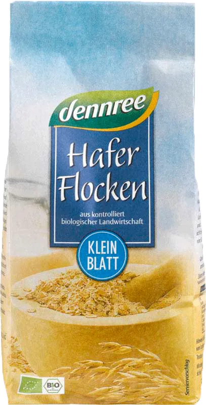 Haferflocken Kleinblatt 500g Dennree BIO