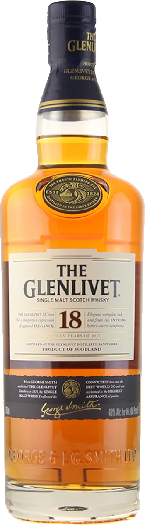 Whisky Single Malt 18Y The Glenlivet