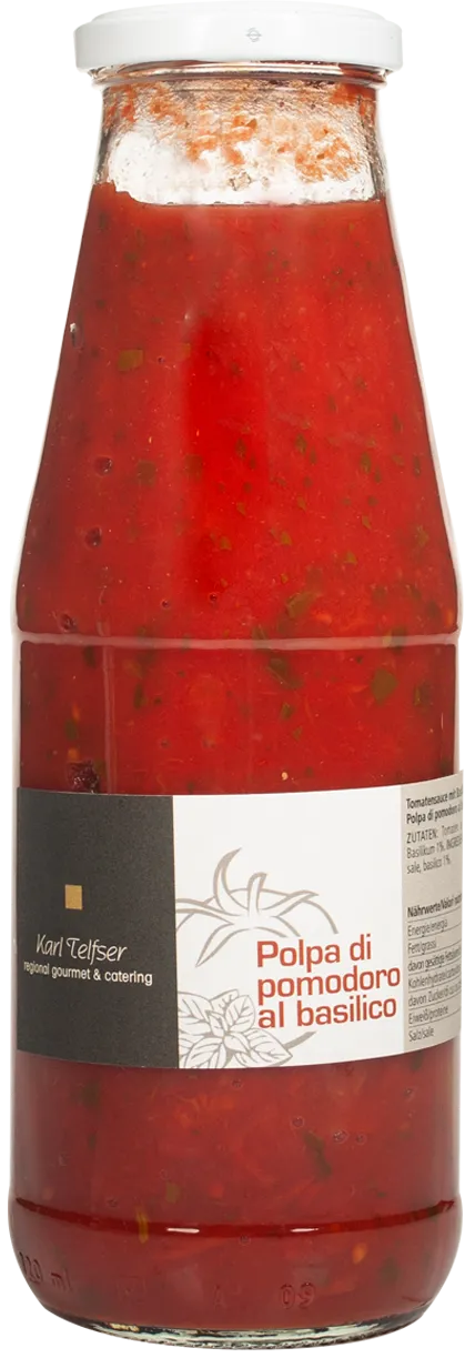 Tomatensauce mit Basilikum