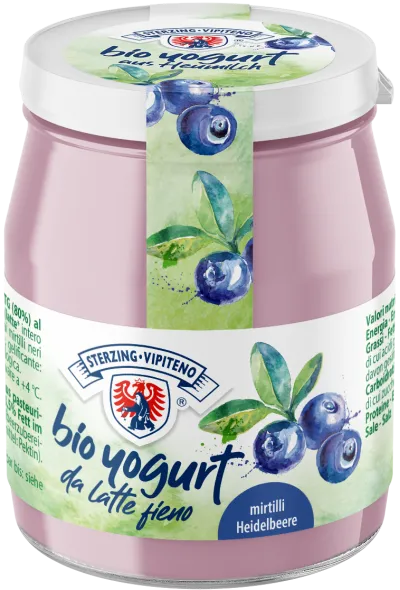 Heidelbeer Vollmilchjoghurt aus Heumilch Bio