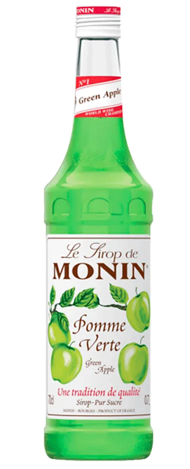 Le Liqueur de Monin Pomme Verte Green Apple