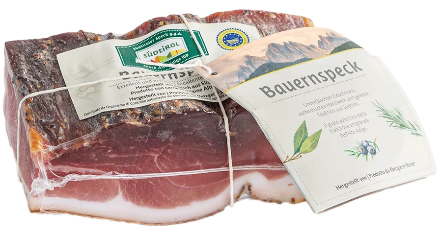 Bauernspeck originale dell'Alto Adige