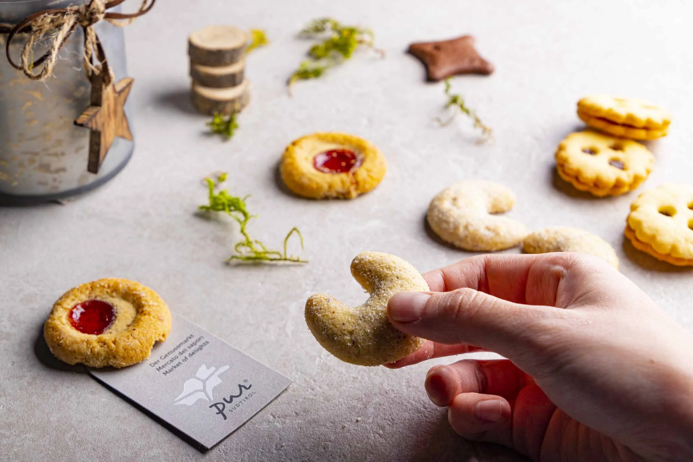 Biscotti alla vaniglia "Vanillegipfel"