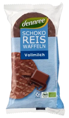 GF Schoko Reis Waffeln vollmilch 100g Dennree BIO