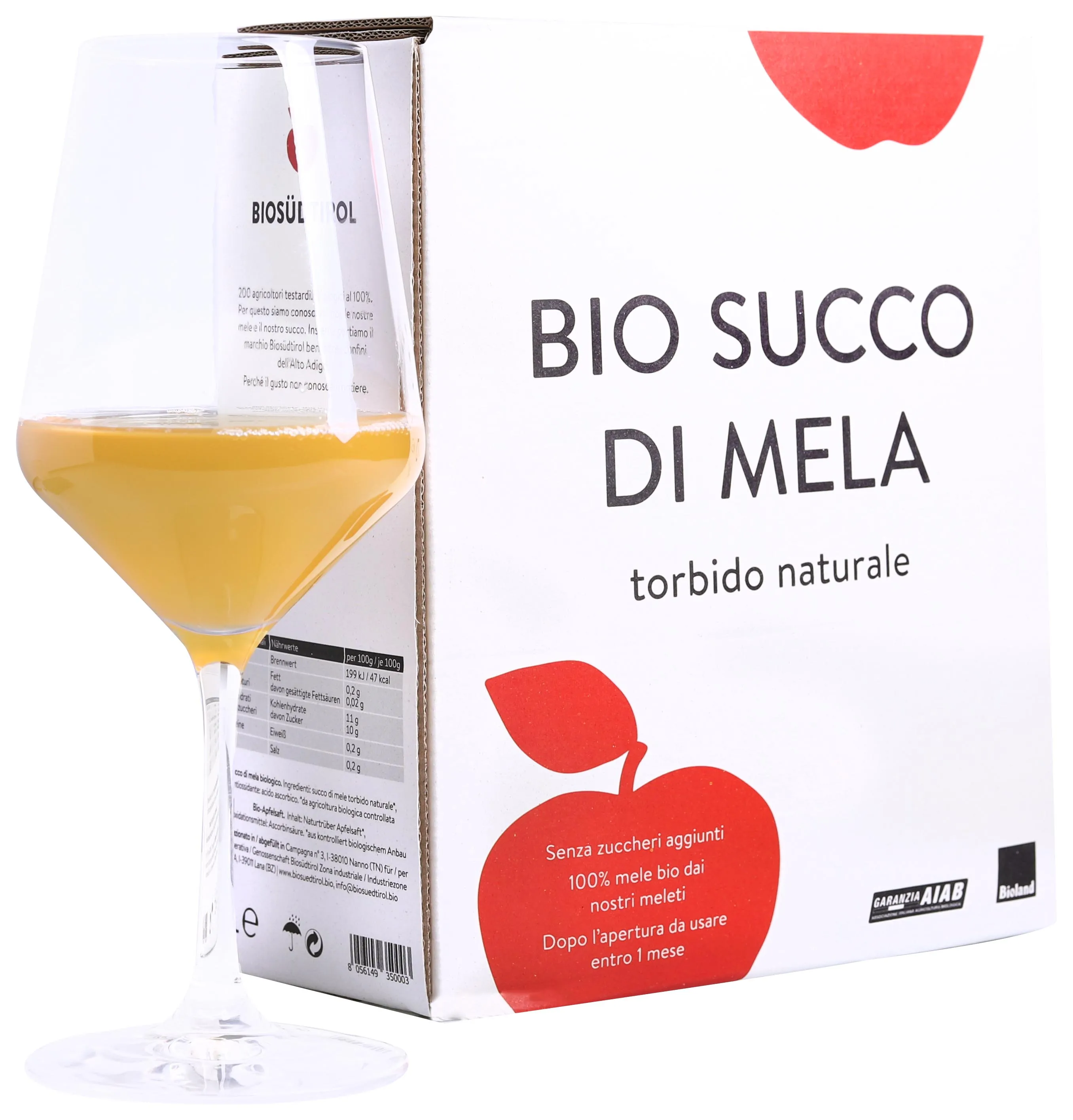 Succo di Mela non filtrato Bio Bag in Box