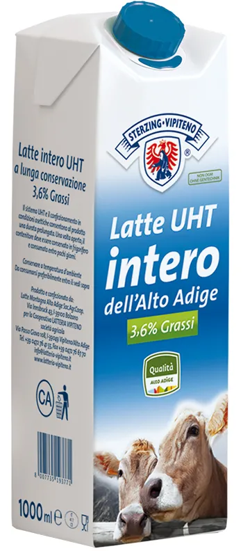 UHT Latte intero 3,6% grassi