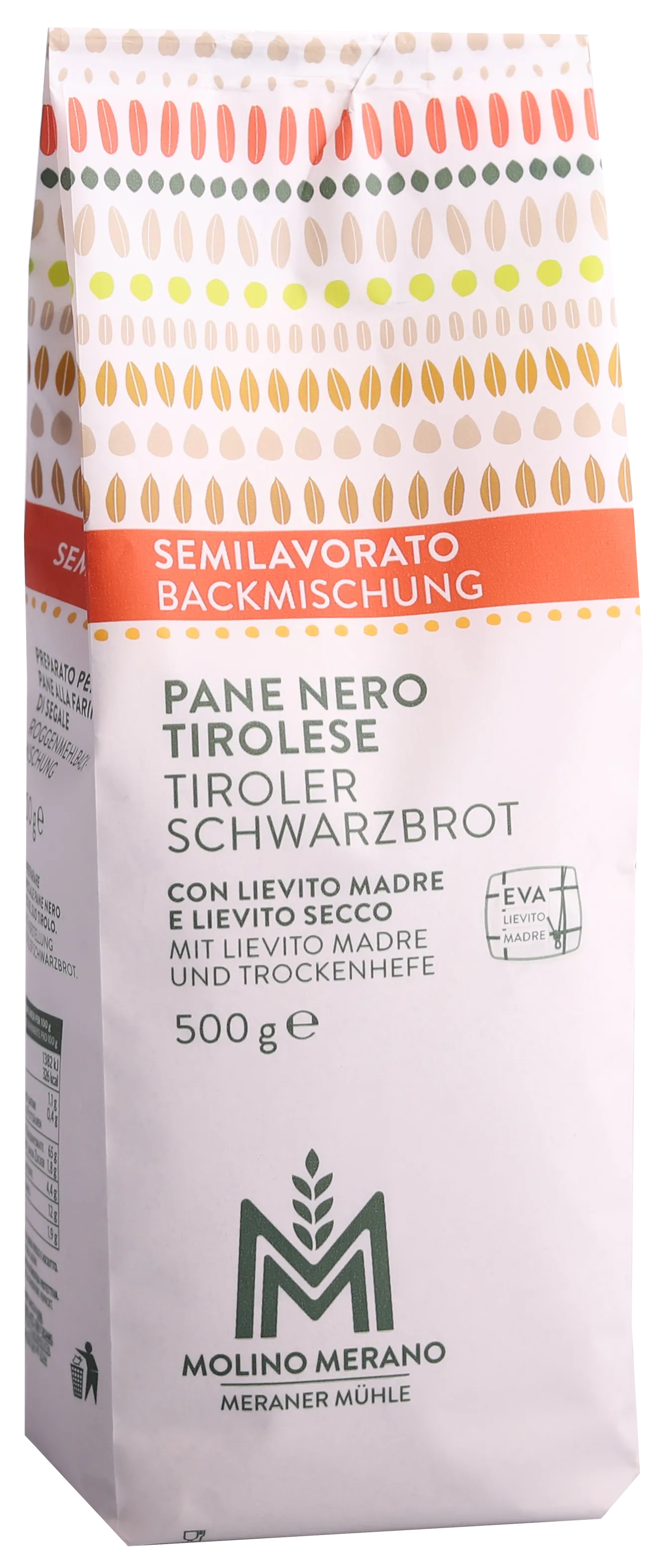 Backmischung Tiroler Schwarzbrot