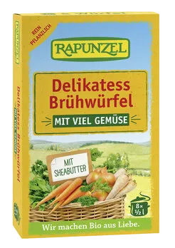 Bruehwuerfel Delikatess 8Stk. Rapunzel BIO