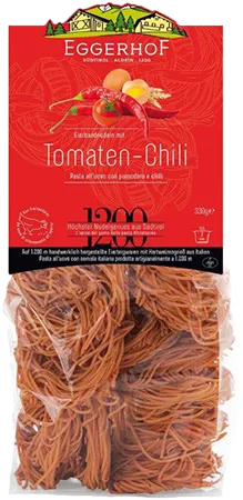 Tomaten Chili Bandnudeln