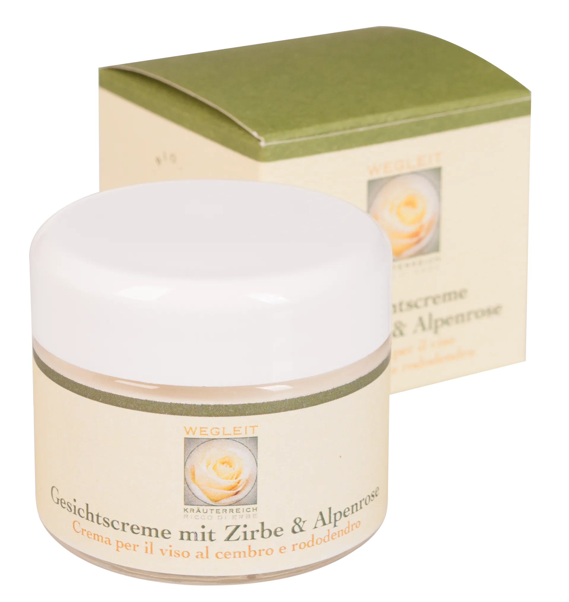 Gesichtscreme Zirbe und Alpenrose Bio