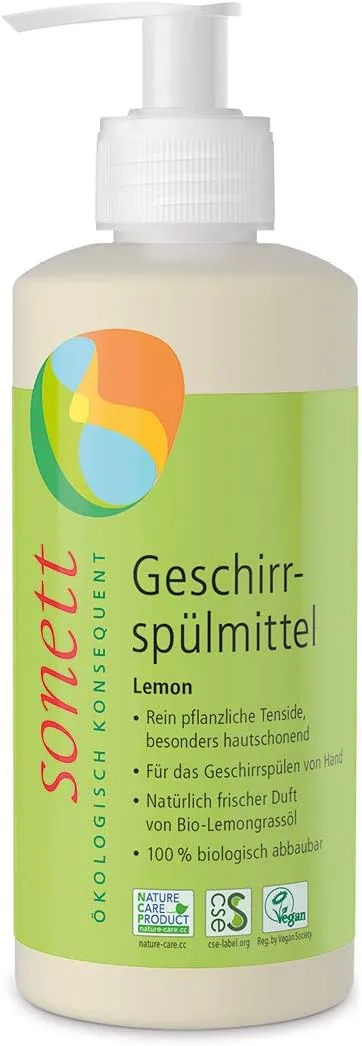 Detersivo per piatti limone 300ml Sonett BIO