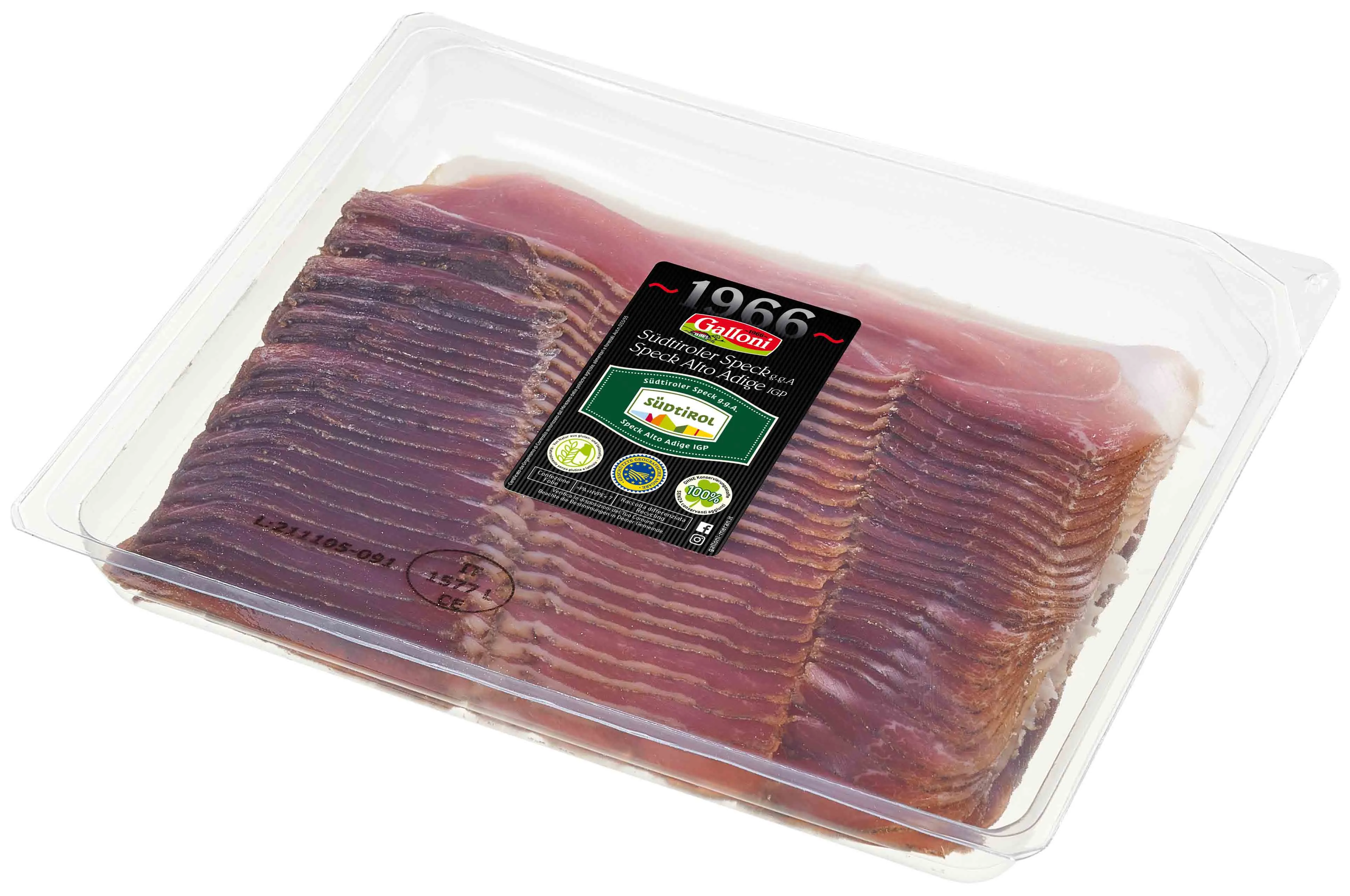 Speck Alto Adige IGP affettato 500g