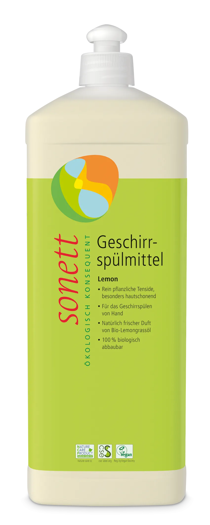 Geschirrspuelmittel Lemon 1lt Sonett BIO