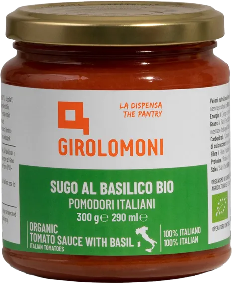 Salsa di pomodoro con basilico 300g Girolomoni BIO