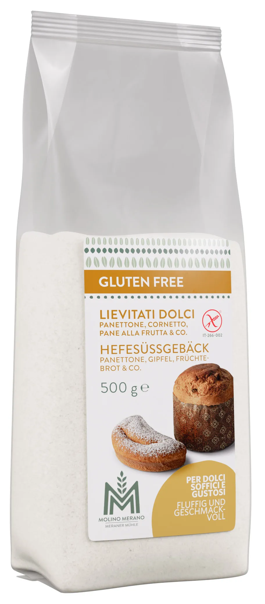 Hefesüßgebäck Backmischung glutenfrei