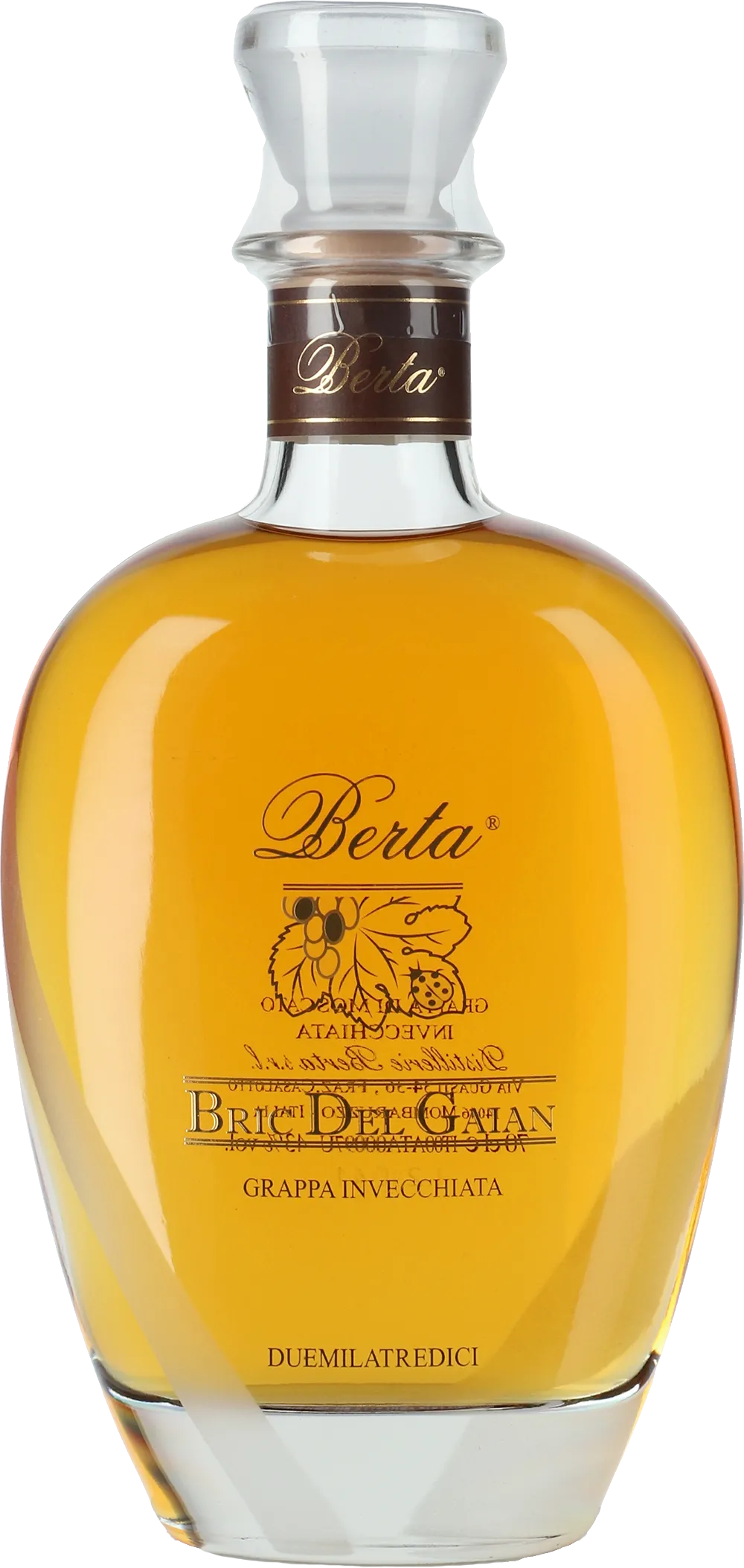 Grappa Bric del Gaian (Muskateller) Berta + Karton 15 2016