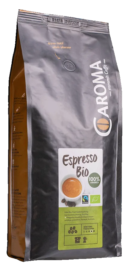 Kaffee 100 % Arabica Biomischung Bohnen 1 kg Caroma (Kein Verkauf)