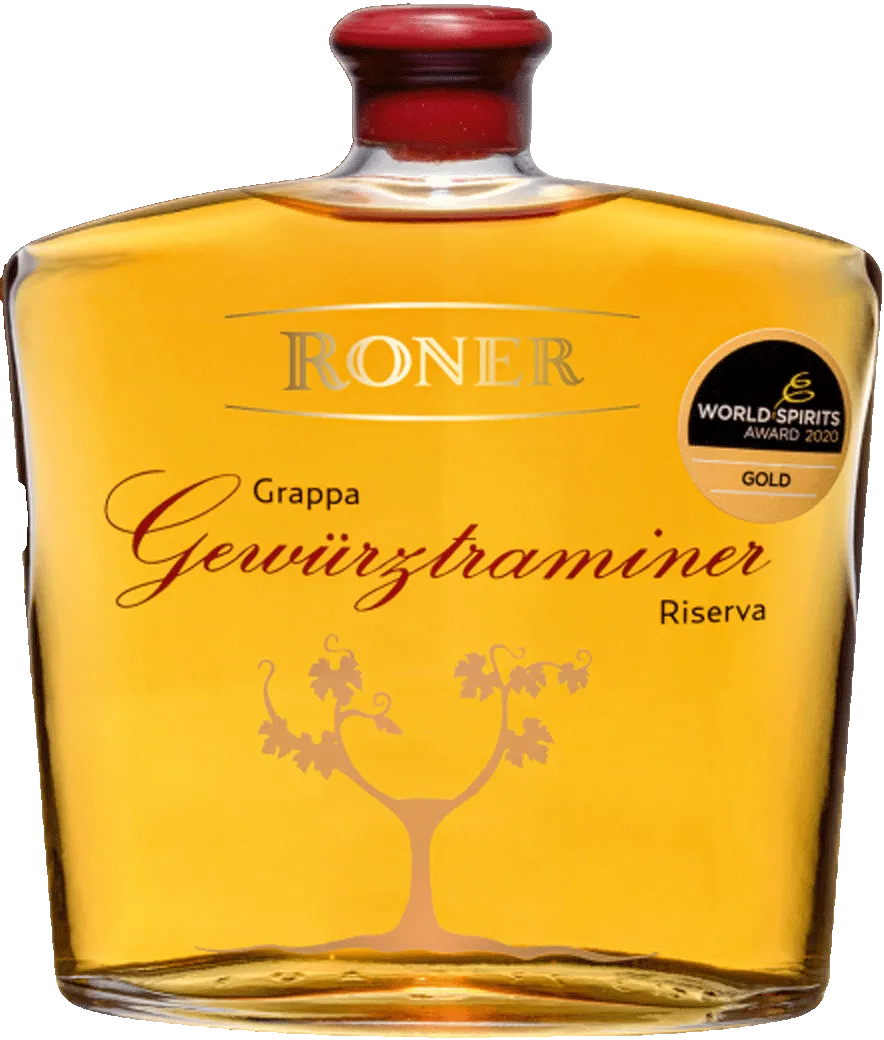 Gealterter Grappa Gewürztraminer Riserva