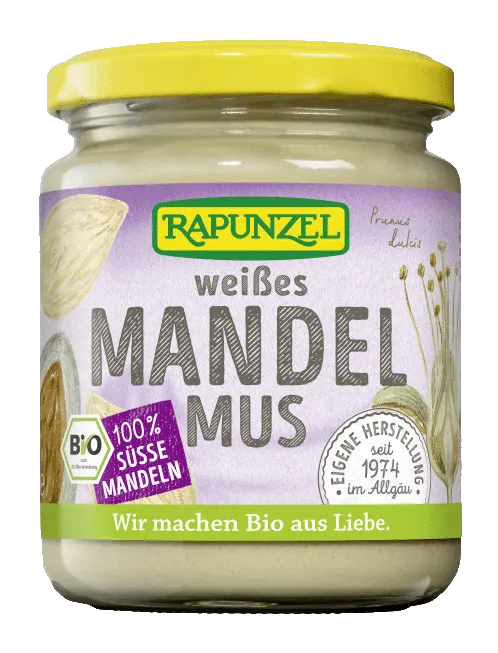 Burro di mandorle bianco 250g Rapunzel BIO