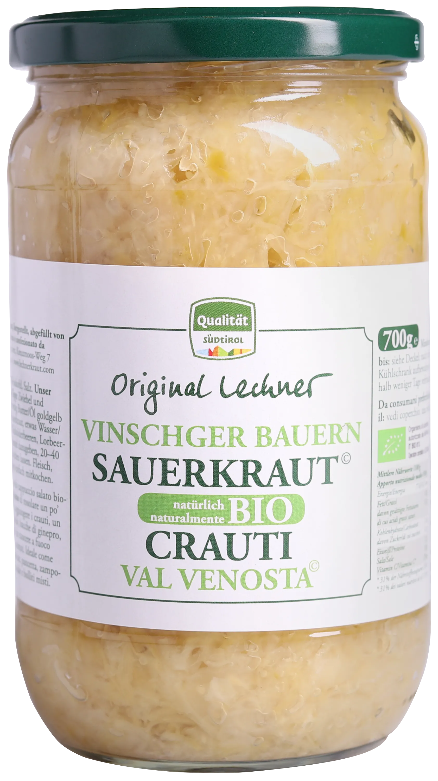 Vinschger Sauerkraut Bio