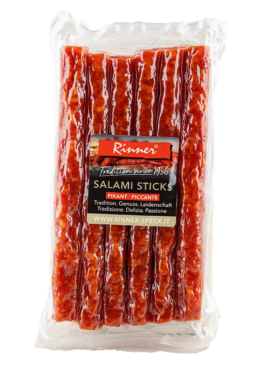 Salamisticks scharf