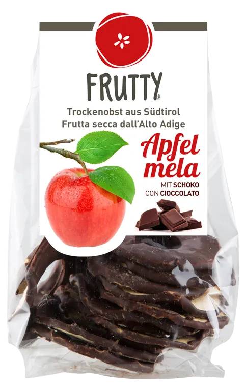 Mele essiccate con Cioccolato