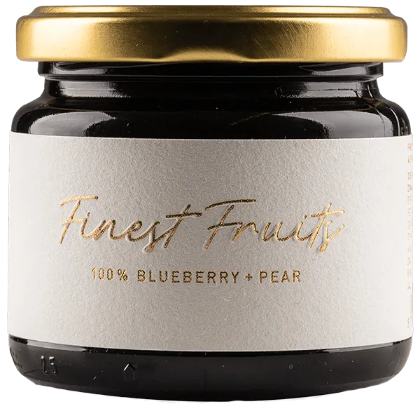 Mirtilli e pera composta "Finest Fruits" 