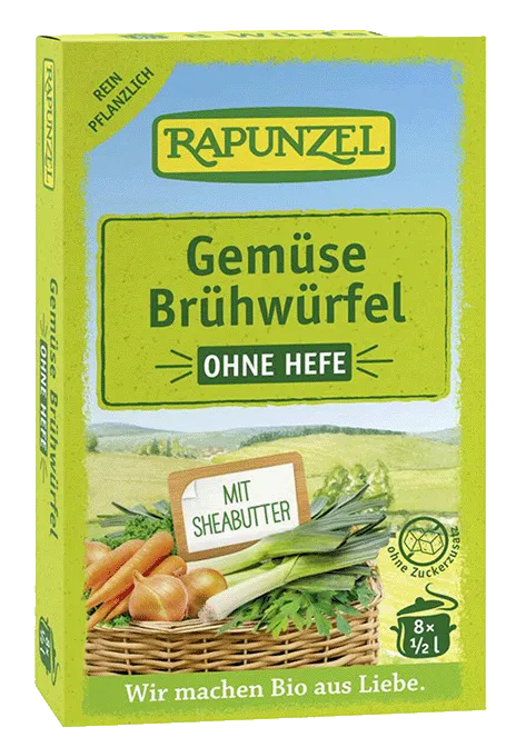 Bruehwuerfel ohne Hefe 8Stk. Rapunzel BIO