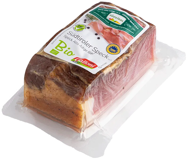 Speck Alto Adige IGP trancio cuore Bio