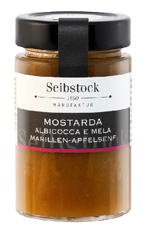 Mostarda Aprikosen-Apfel Seibstock