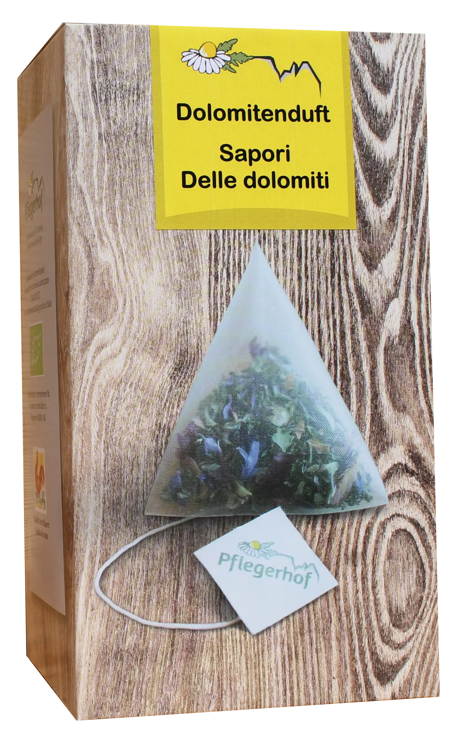 Tisana Sapori delle dolomiti bustine a piramide Bio