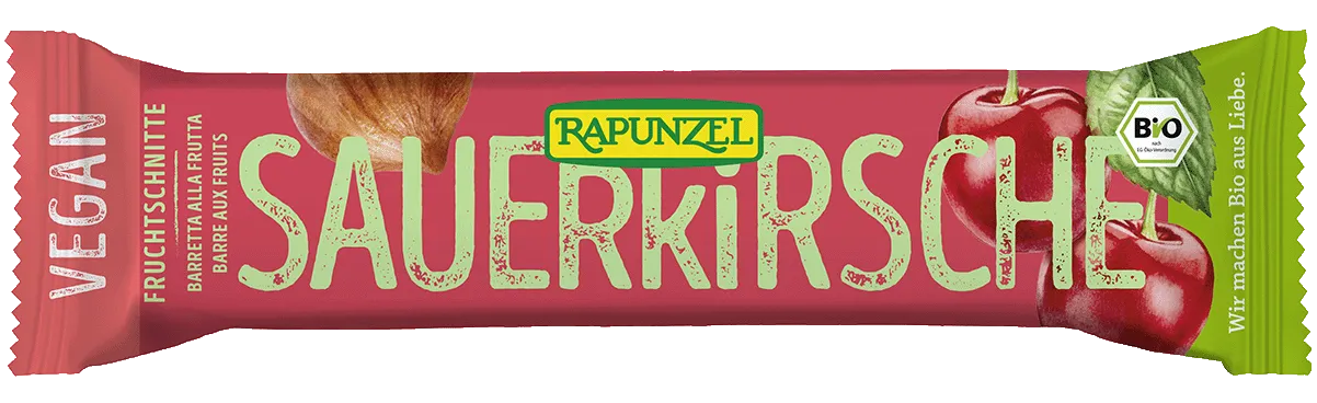 Fruchtschnitte Sauerkirsche 40g Rapunzel BIO