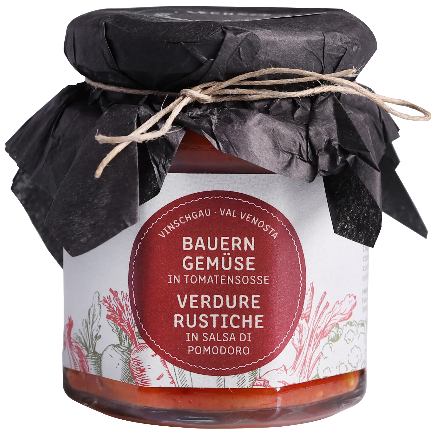 Verdure rustiche venostane in salsa di pomodoro