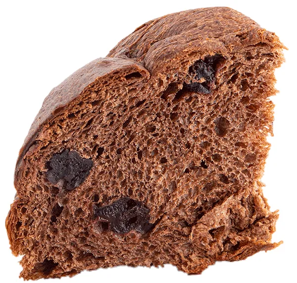 Panettone alle ciliege e cioccolato