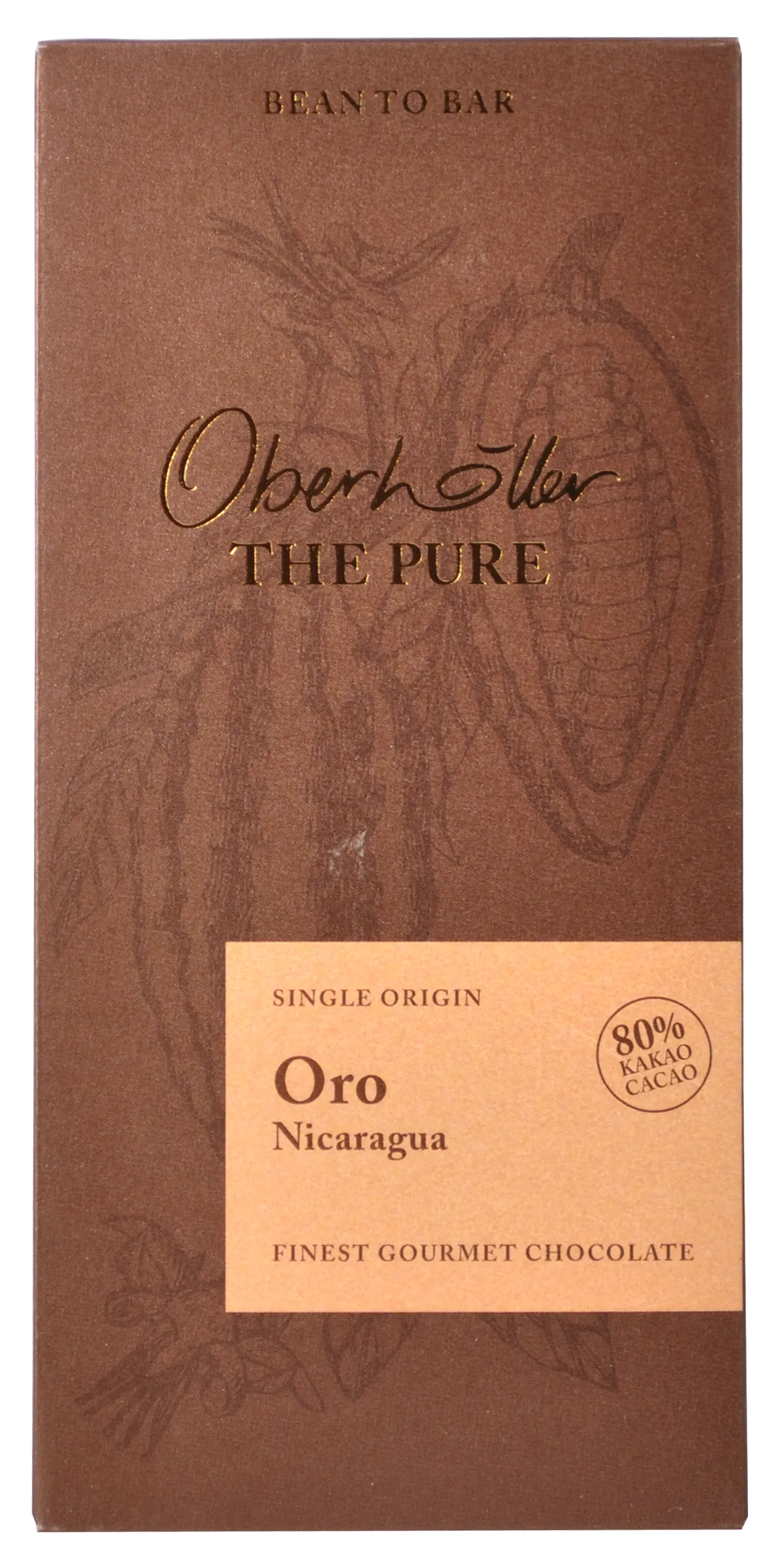 Gourmetschokolade "Oro" 80%