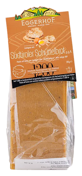 Sfoglie per lasagne allo Schüttelbrot