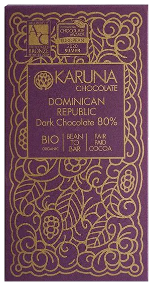 Cioccolato 80% Single Origin Dominican Republic Bio