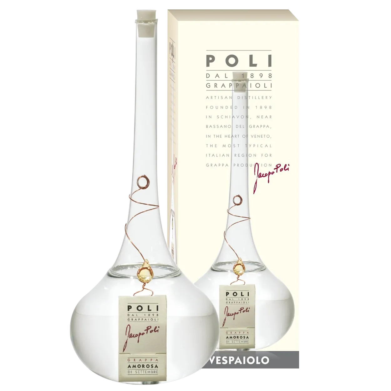 Grappa Amorosa Vespaiolo Jacopo Poli