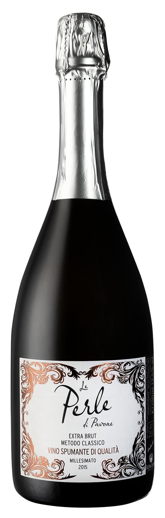 Spumante Extra Brut "Le Perle di Pavone" bio 2016