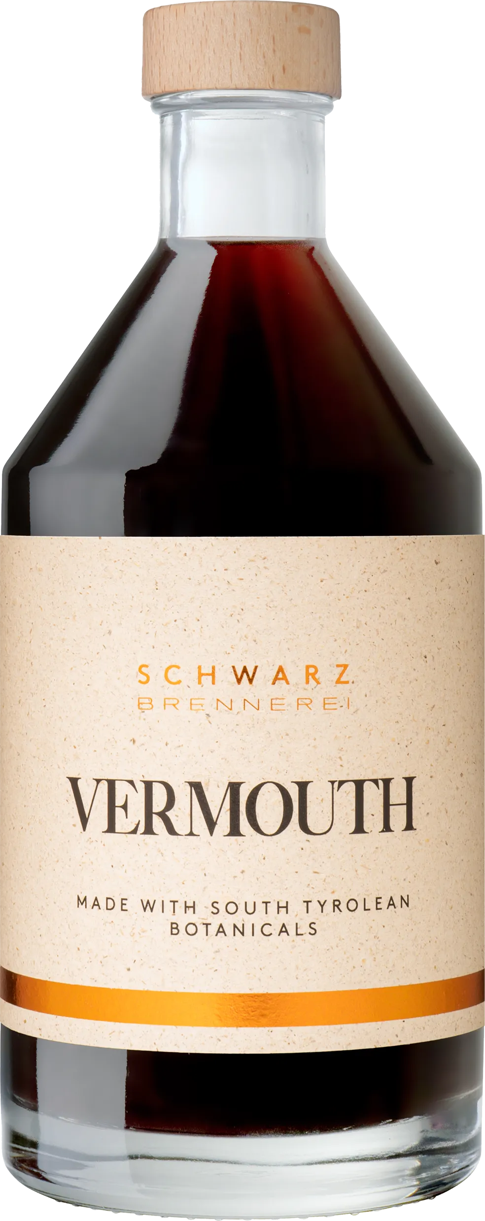 Vermouth rot Schwarz Brennerei