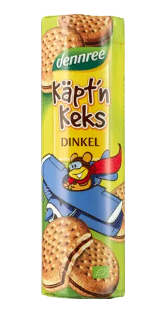 Kaept'n Dinkel Kekse 330g Dennree BIO