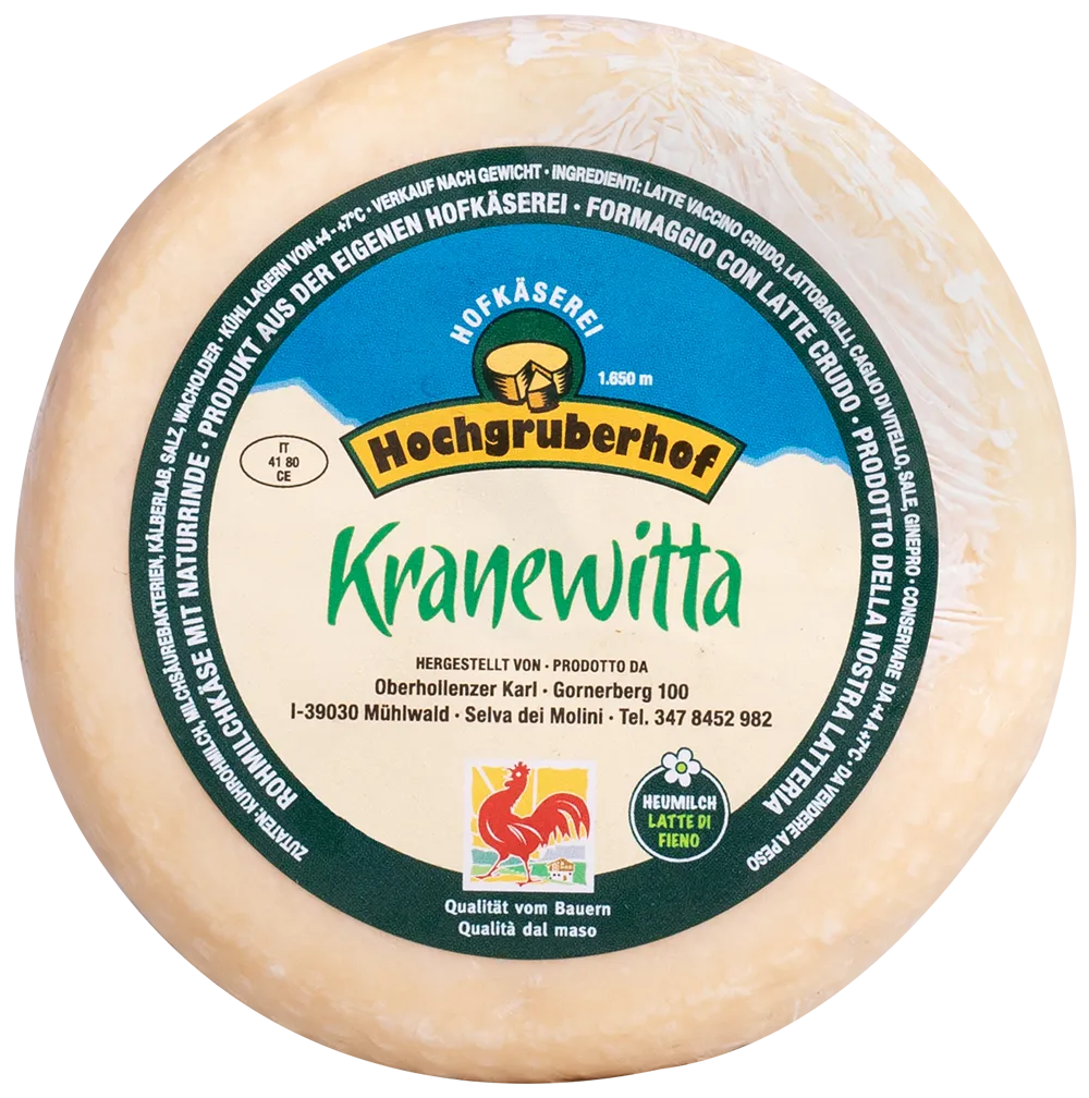 Formaggio al Ginepro semigrasso Kranewitta