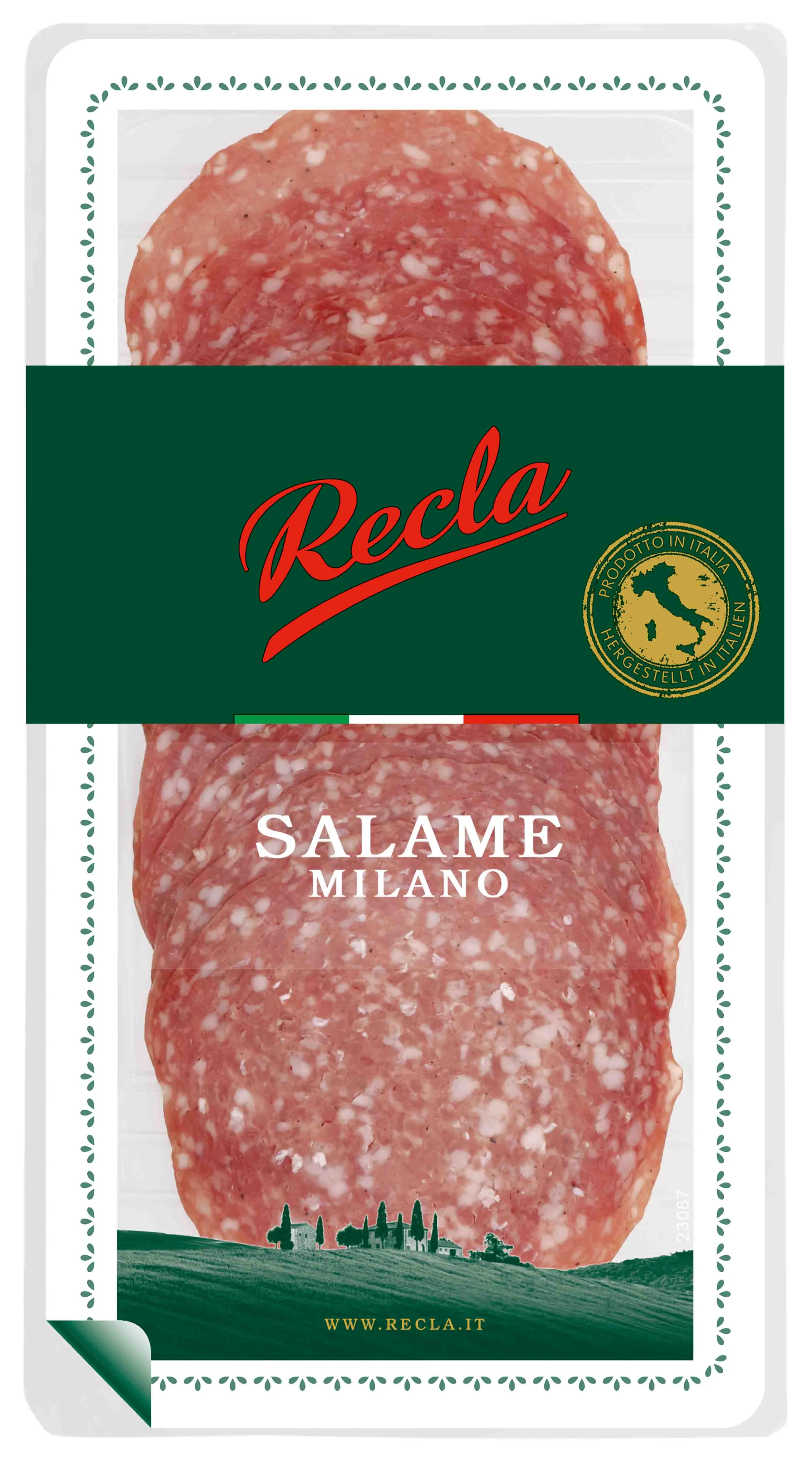 Salami Milano geschnitten