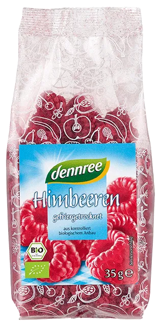 Himbeeren gefriergetrocknet 35g Dennree BIO