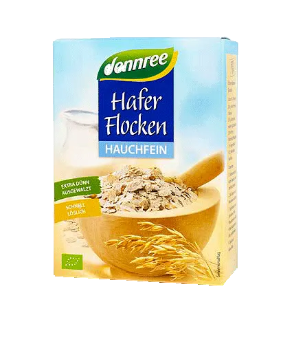 Haferflocken fein 250g Dennree BIO