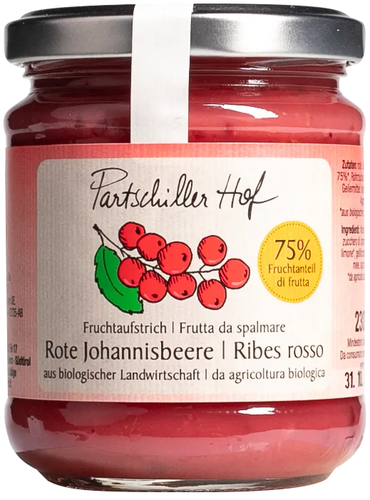 Rote Johannisbeere Bio Fruchtaufstrich