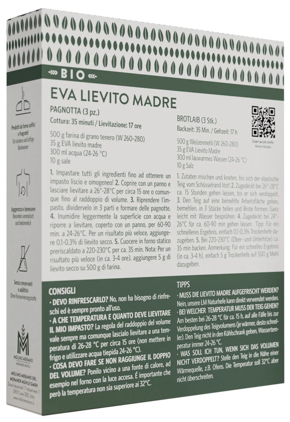 Lievito Madre Naturhefe "EVA" Bio 